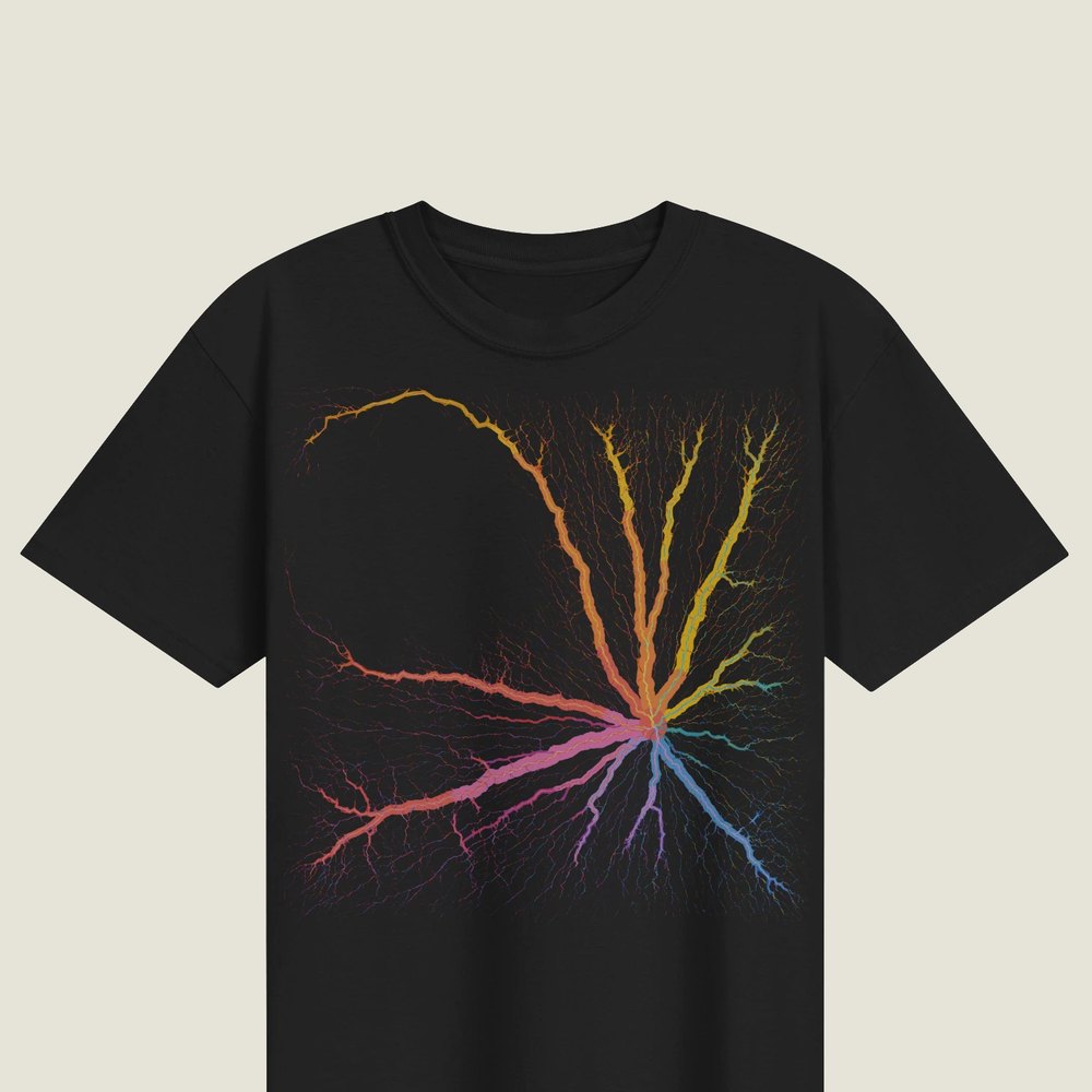 Five Thousand Ways Home on a black Men's heavyweight tee