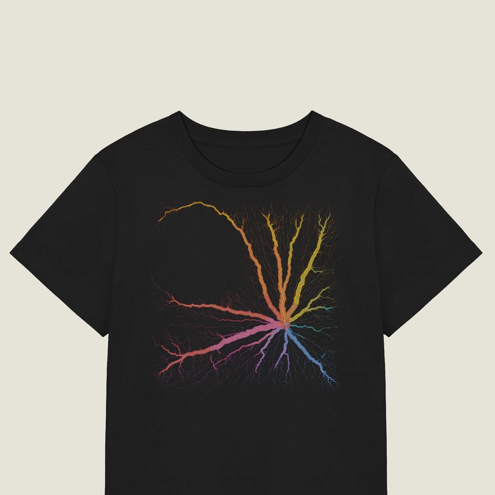 Five Thousand Ways Home on a black Women's organic tee