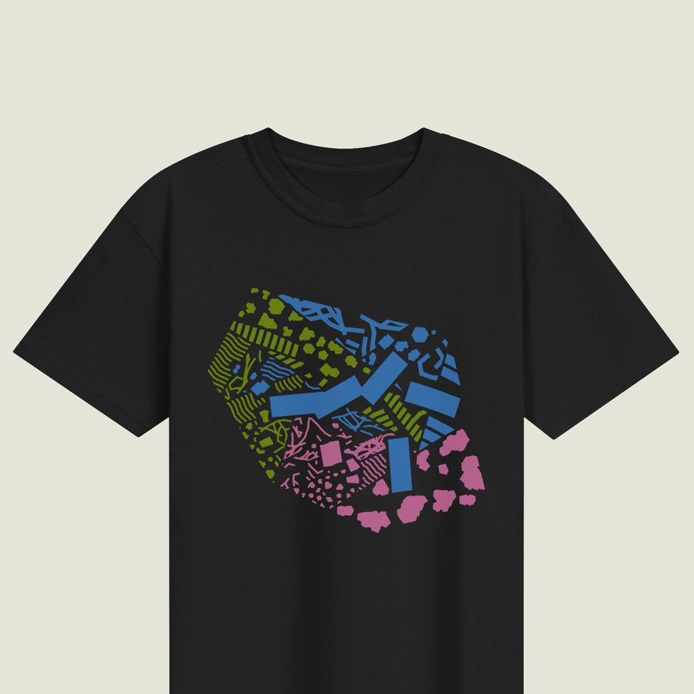 Maximalism on a black Men's heavyweight tee
